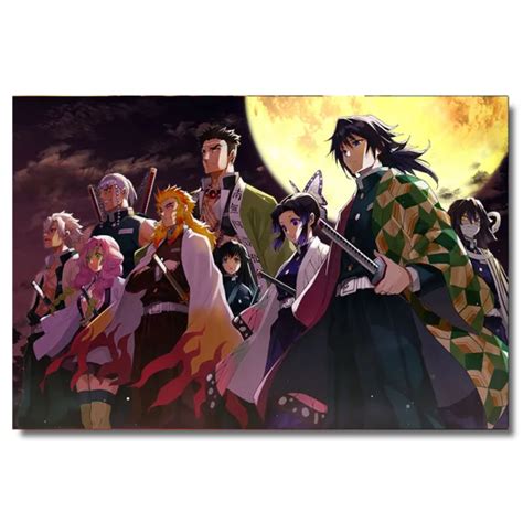 Demon Slayer Hashira Manga Poster Japan Anime Art Picture Wall Print