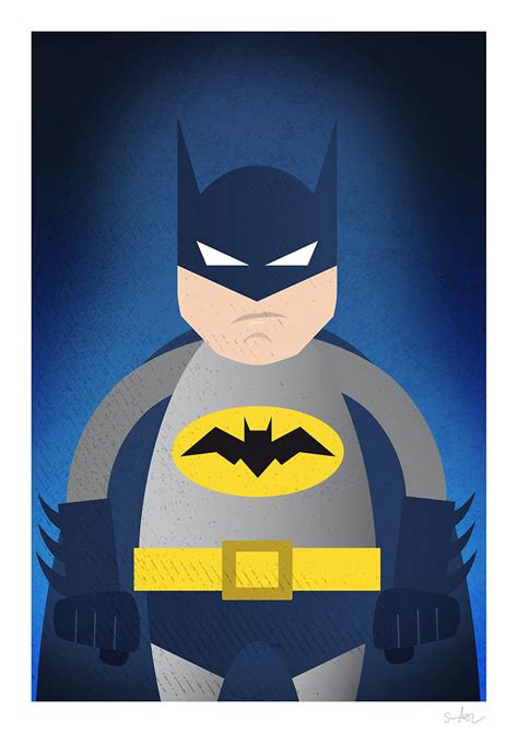 Batman Illustration By Simon Ackeby Batman Illustration Poster