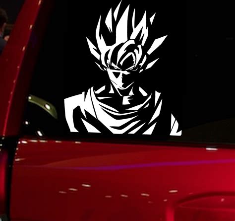 Buy Dragon Balls Z Dbz Silhouette Auto Window Sticker Decal For Car
