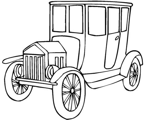 Desenho De Carro Antigo Para Colorir Tudodesenhos