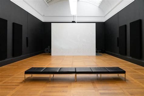 Large Format Of A Museum Room With Frames Editorial Stock Image Image