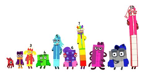 Numberblocks 1 10 Number Squad Outfits By Alexiscurry On Deviantart