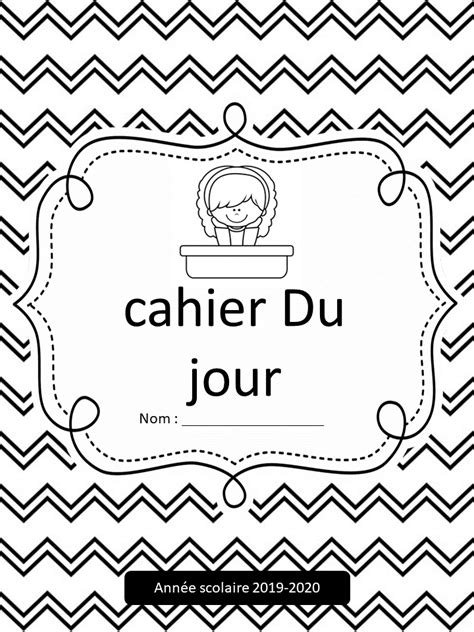 Page De Garde Cahier Du Jour Cm Communauté MCMS