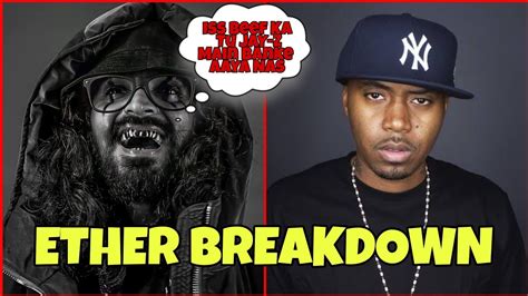 Nas Ether Breakdown Greatest Diss Track Of All Time Youtube