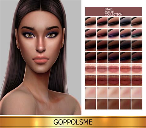Gpme Gold Matte Collection P At Goppols Me The Sims 4 Catalog
