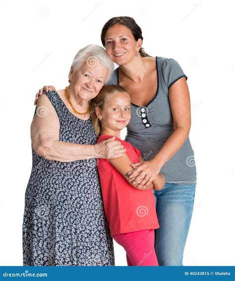Three Generations Of Women Stock Image Image Of Senior 40243815
