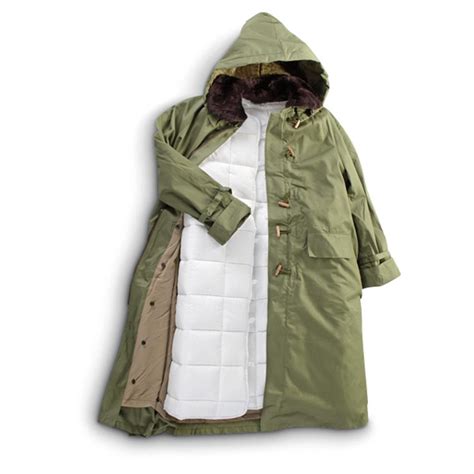 New Italian Military Surplus Quilted Parka Olive Drab 421477