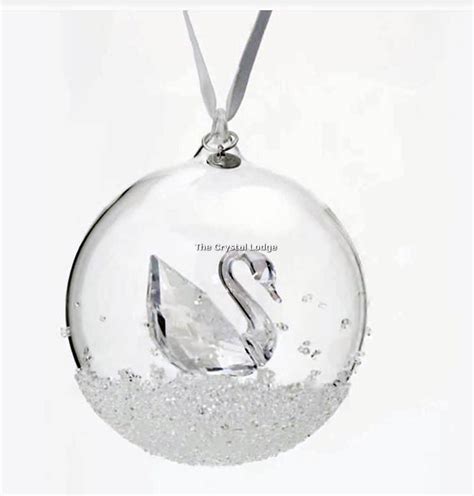 Swarovski 2020 Christmas Ball Ornament Swan 5453639 The Crystal