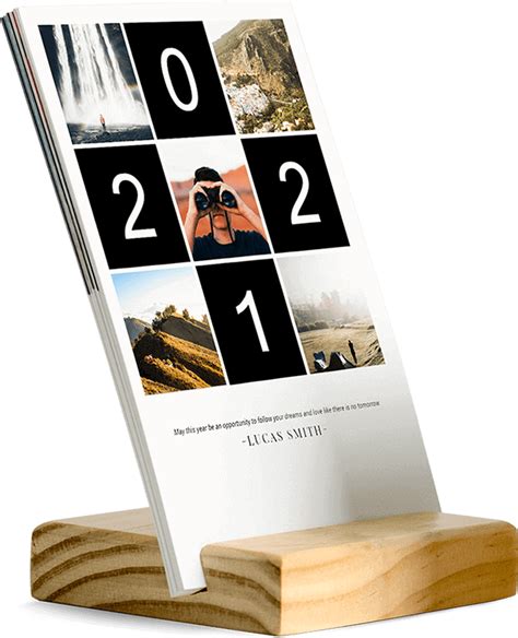 Personalized Table Calendar 2021 Calendar Jul 2021