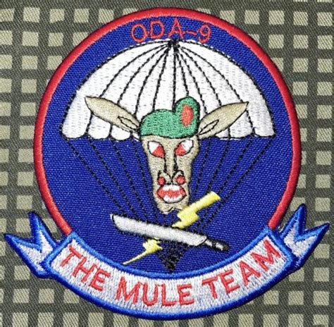 Us Army Operational Detachment Alpha Oda 9 The Mule Team Patch Decal