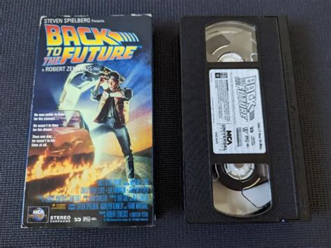Back To The Future Vhs 1986 Michael J Fox Cult Classic 80s Movie Film