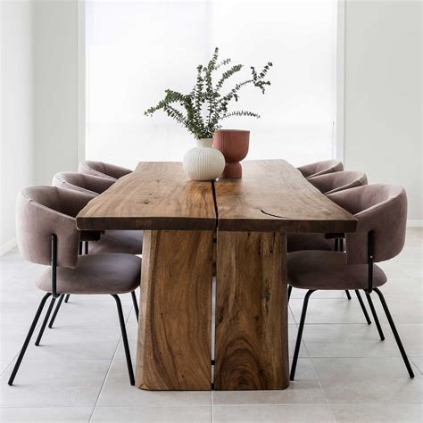 Newport by barclay butera oceanfront rectangular dining table product description: Newport Live Edge Dining Table in 2020 | Live edge dining ...