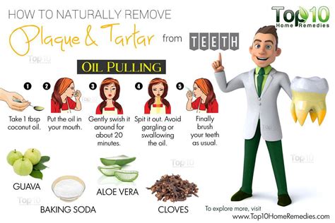 How To Naturally Remove Plaque And Tartar From Teeth Top 10 Home Remedies
