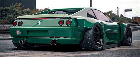 Widebody Ferrari F355 Looks Modern In Green Could Be Doable