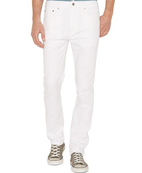 Levis 510 Skinny Fit Jeans In White For Men Lyst