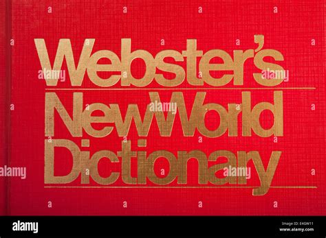 Diccionario Webster Fotos e Imágenes de stock Alamy