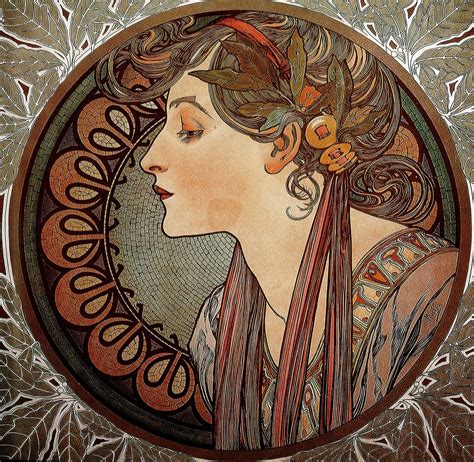 Alphonse Mucha Art Nouveau Painter Art Nouveau Illustration Art