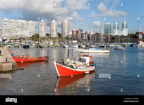 Montevideo Marina And Skyline Uruguay South America Stock Photo Alamy