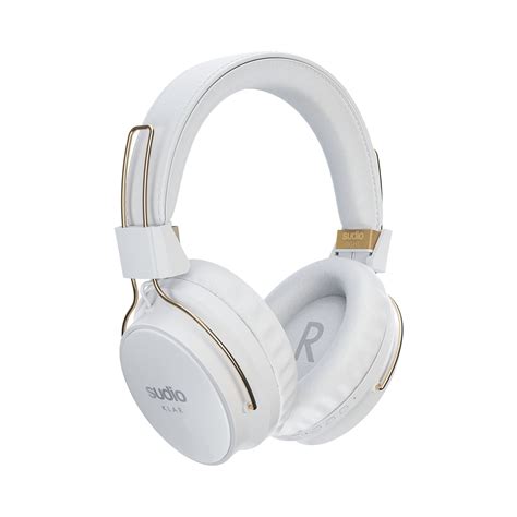 Sudio Klar Wireless Noise Cancelling Around Ear Headphones White