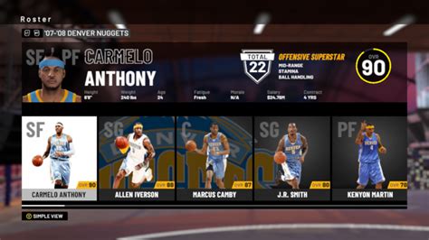 Utah jazz @ denver nuggets. NBA 2K19: 2007-2008 Denver Nuggets Player Ratings and ...