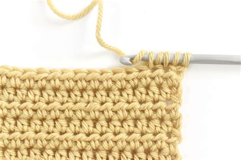 How To Work Half Double Crochet Stitch Hdc