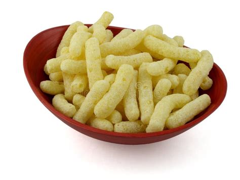 Cheese Puffs Stock Photo Image Of Cheddar Snacks White 1216792