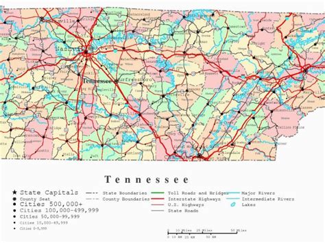 Map Of Tennessee Cities And Counties County Map Tenn And Travel