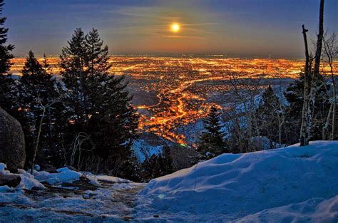 Pin By Brandie Hart On Mountains Colorado City Mountains At Night