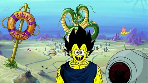 Spongevegeta Dragonball Namek Goku Dbz Anime Spongebob Vegeta Hd
