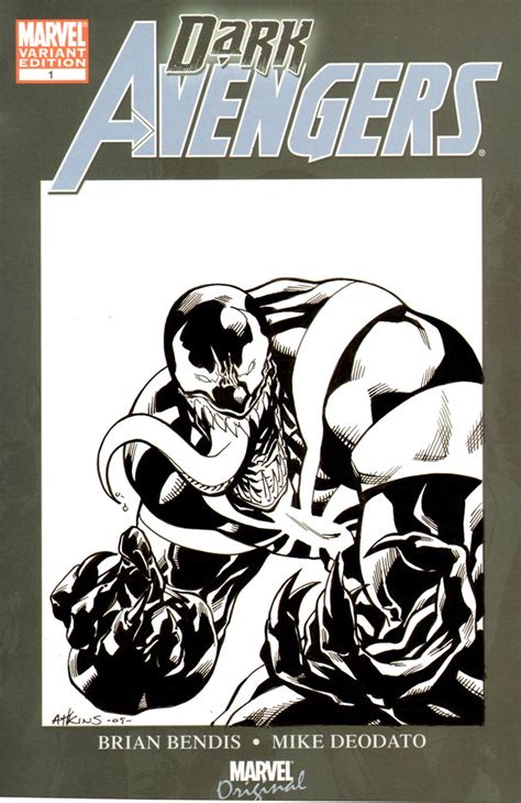 Venom Dark Avengers Cover By Robertatkins On Deviantart