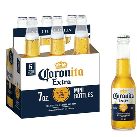 Corona Extra Coronita Lager Mexican Import Beer 6 Pack Beer 7 Fl Oz