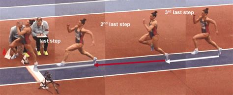 Last Three Steps In The Approach Phase Of The Long Jump Download