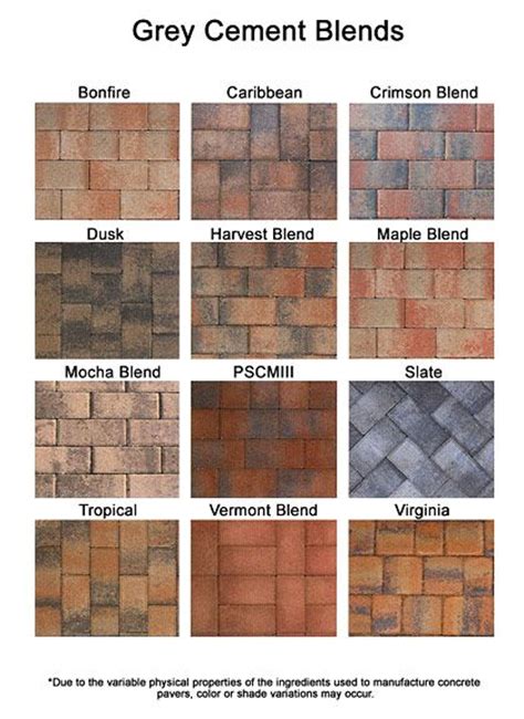 Using one or a variety of these colors allows. colored pavers | Brick Paver Colors, Install Pavers, Brick ...