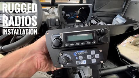 Installing Ruggedradios Intercom And Radio Using Their X3 Top Mount