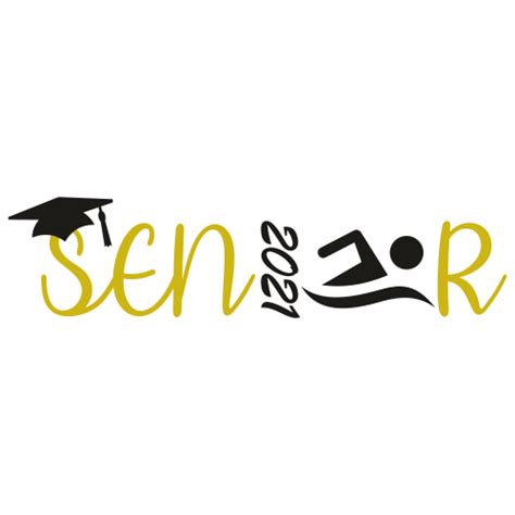 2021 Senior Swimmer Svg 2021 Graduation Swimmer Senior Svg
