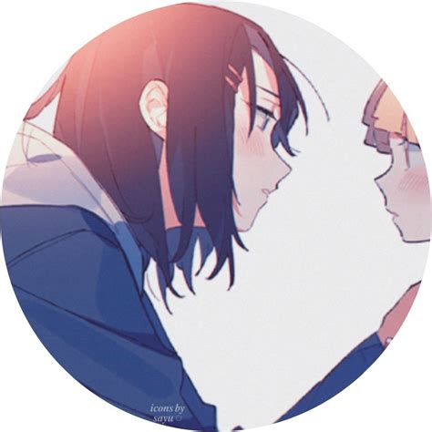 Aesthetic Couple Yuri Anime Matching Icons Fotodtp