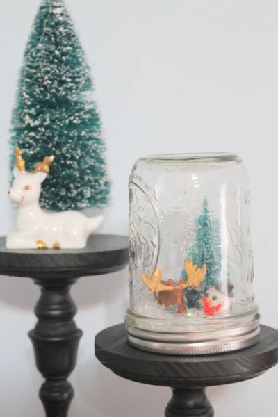 Waterless Snow Globes Kids Craft Angie Holden The Country Chic Cottage
