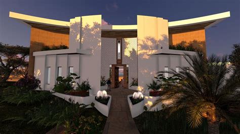 Muscat Oman Mountain Side Residential Design Architect Modern Villa