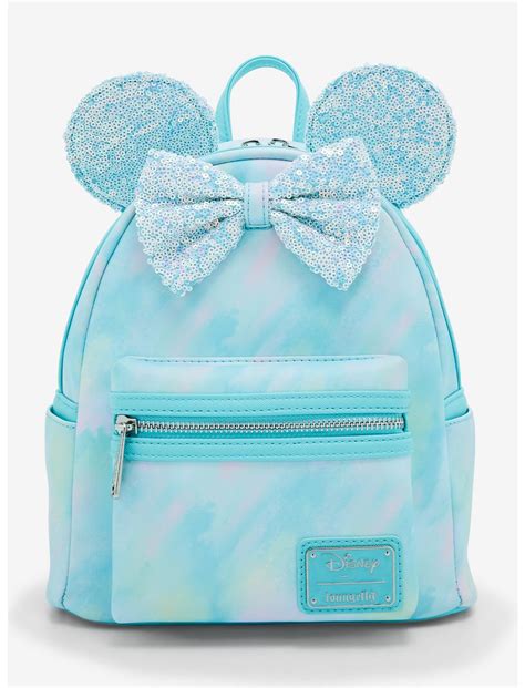 Loungefly Disney Minnie Mouse Sequin Bow Mini Backpack Boxlunch