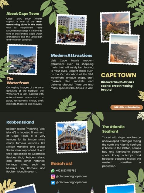 Cape Town Brochure Pdf Cape Town