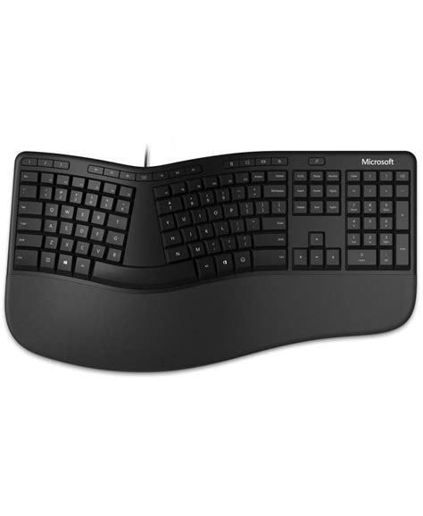 Microsoft Lxm 00001 Ergonomic Keyboard Usb Port English Us In Black