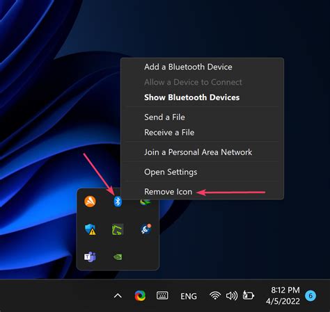 How To Add Or Remove Bluetooth Icon From Taskbar In Windows 11 Gear