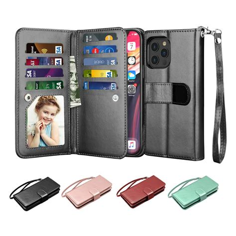 Iphone 12 Pro Max Wallet Case 67 2020 Njjex Luxury Pu Leather