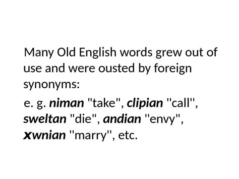 Middle English Changes In Grammar System