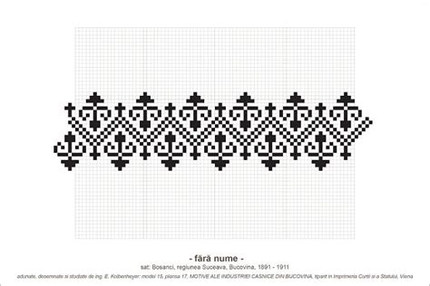 Semne Cusute Motive P M Cross Stitch Patterns Redwork