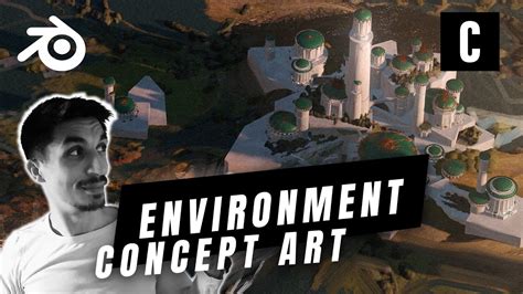 Environment Concept Art In Blender Tutorial Youtube