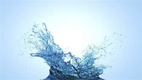 Water Flow Cg Slow Motion Water With Alpha Matte Full Hd Stock