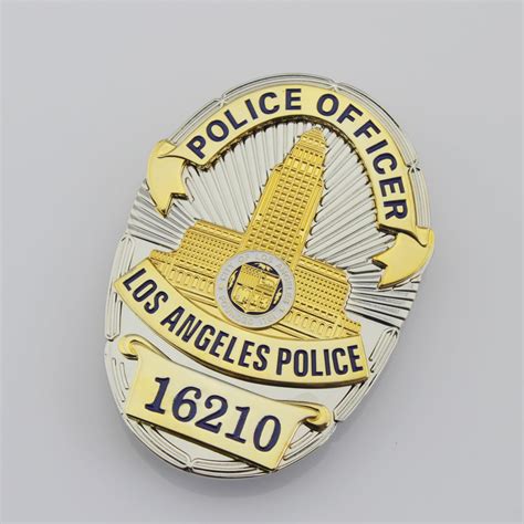 2017 Los Angeles Police Department Lapd Metal Badge Replic Police