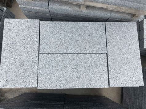 Dark Grey G654 Flamed Granite Tiles Hangmaostone
