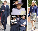 Fotos: Família real inglesa na missa em memória da rainha mãe e da ...